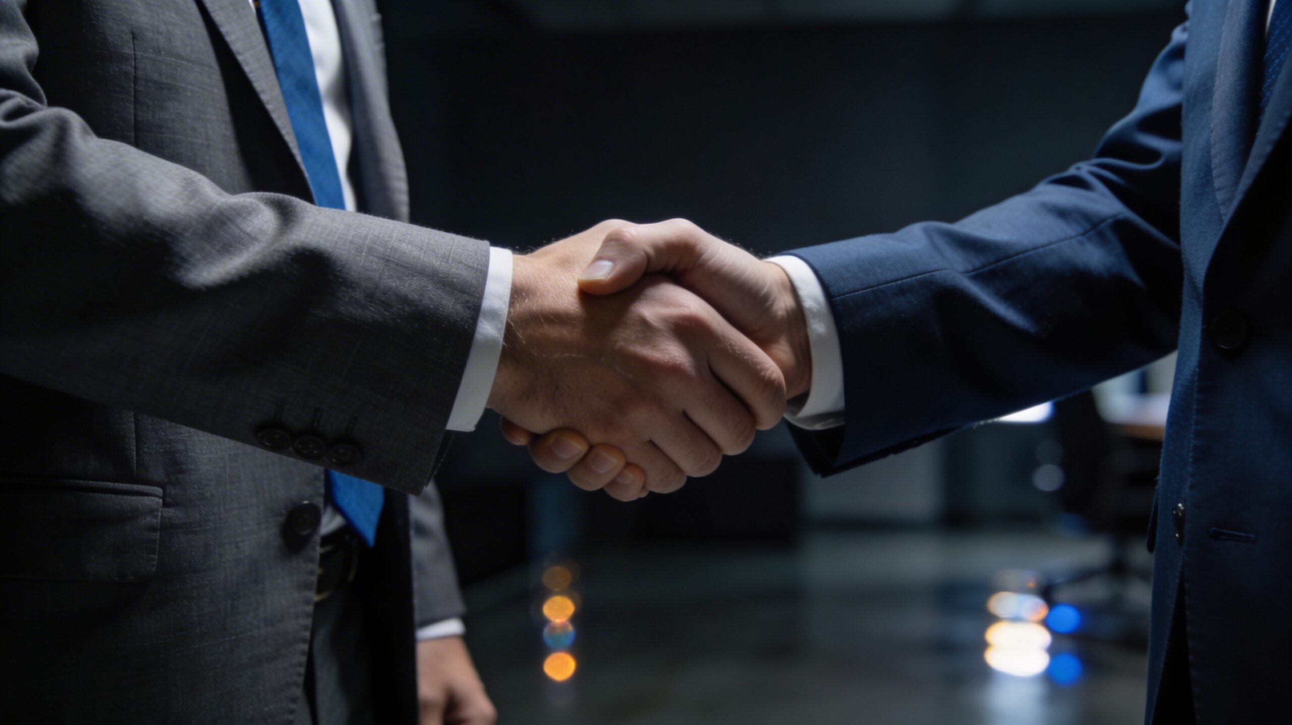 Business handshake